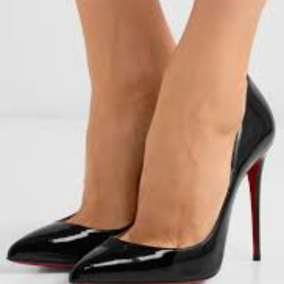 Christian Louboutin Shoes - Christian Louboutin Pigalle Follies Black Patent Leather 100MM